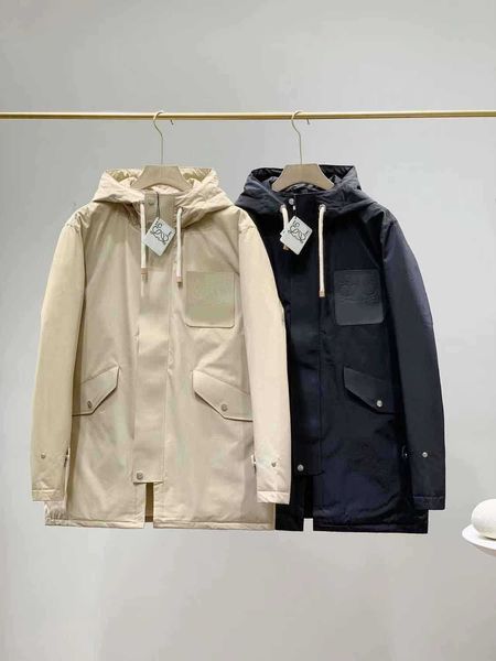 designer luxury loes classic winter men's lady urban leisure medium length suit press glue waterproof 90 white goose down for warmth, Black
designer luxury loes classic winter men's lady urban leisure medium length suit press glue waterproof 90 white goose down for warmth, Black