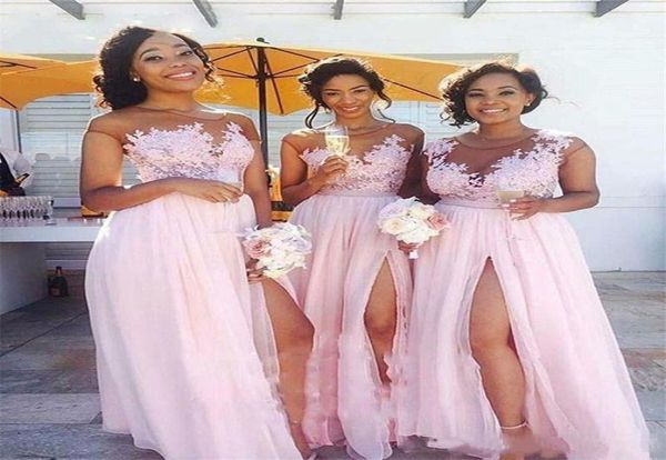 pink country bridesmaid dress illusion long chiffon vintage lace cap sleeves split maid of honor gowns plus size5107640, White;pink
pink country bridesmaid dress illusion long chiffon vintage lace cap sleeves split maid of honor gowns plus size5107640, White;pink