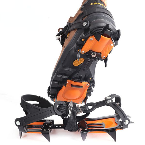 crampons 10 teeth professional ice gripper climbing snow spikes cleats claws grips outdoor boots spike shoes anti slip hiking 230404, Black;blue
crampons 10 teeth professional ice gripper climbing snow spikes cleats claws grips outdoor boots spike shoes anti slip hiking 230404, Black;blue