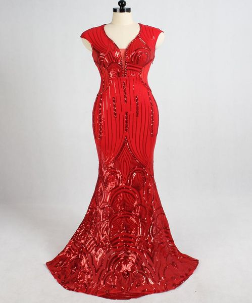new sequins blingbling long evening dress 2018 vneck mermaid prom formal dresses celebrity party gowns club maxi dress robe 7324053, Black;red
new sequins blingbling long evening dress 2018 vneck mermaid prom formal dresses celebrity party gowns club maxi dress robe 7324053, Black;red