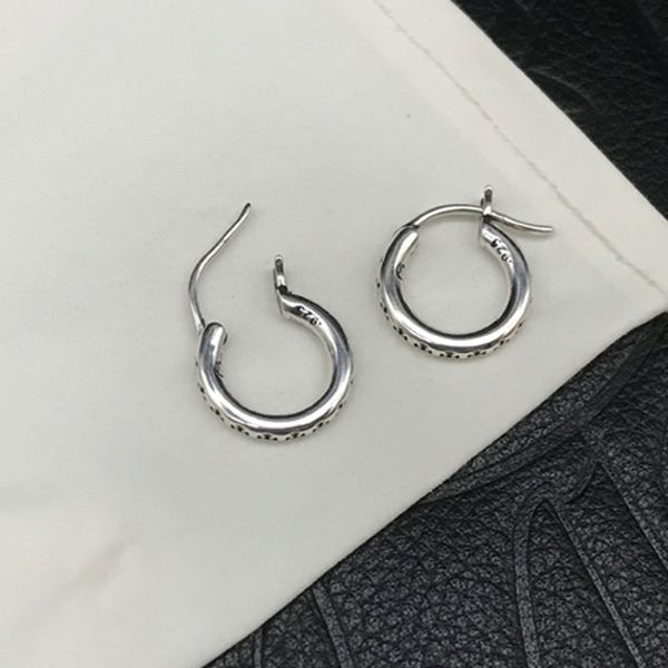e65 s925 sterling silver earrings fashion personalized punk street dance style cross flower letter jewelry design gift for lovers, Golden
e65 s925 sterling silver earrings fashion personalized punk street dance style cross flower letter jewelry design gift for lovers, Golden