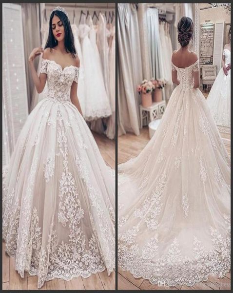 new fashion lace ball gown wedding dresses off shoulder applique floor length pleats tiered tulle wedding dress bridal gowns vesti3000320, White
new fashion lace ball gown wedding dresses off shoulder applique floor length pleats tiered tulle wedding dress bridal gowns vesti3000320, White