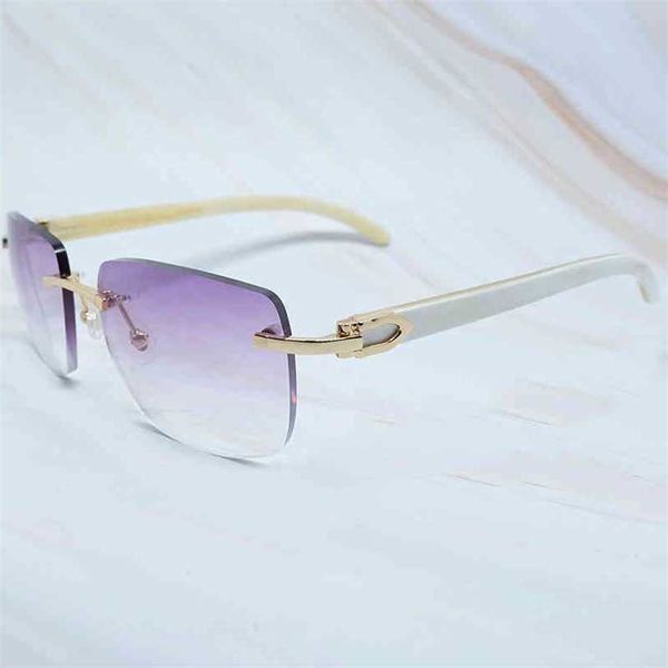 2023 designer glasses new rimless men women tints wooden buffalo large square buffs luxury sunglasses gafas de sol, White;black
2023 designer glasses new rimless men women tints wooden buffalo large square buffs luxury sunglasses gafas de sol, White;black