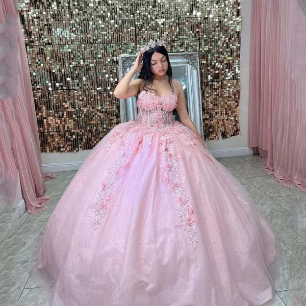 2023 pink quinceanera dresses 3d floral lace applique beaded sweetheart neckline sweep train tulle custom made sweet 15 16 princess pageant, Blue;red
2023 pink quinceanera dresses 3d floral lace applique beaded sweetheart neckline sweep train tulle custom made sweet 15 16 princess pageant, Blue;red