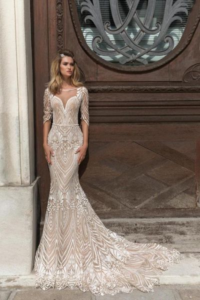 crystal design mermaid wedding dresses bateau neck backless sweep train champagne wedding dress custom made long sleeve beach brid6261880, White
crystal design mermaid wedding dresses bateau neck backless sweep train champagne wedding dress custom made long sleeve beach brid6261880, White