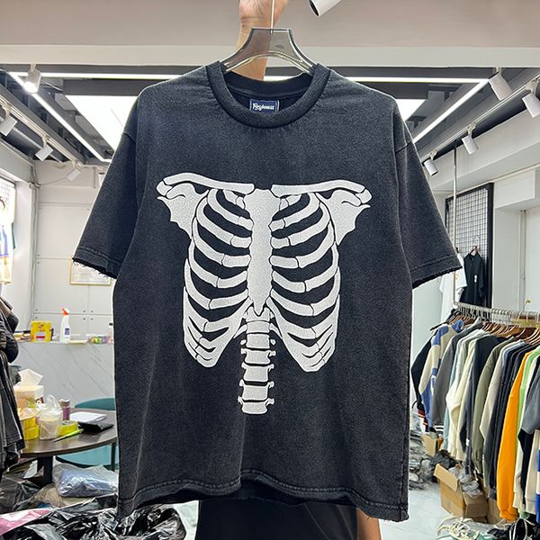 black tees t-shirts mens vintage oversized shirt suprior bone printed us size tshirts real pics 23fw, Black;brown
black tees t-shirts mens vintage oversized shirt suprior bone printed us size tshirts real pics 23fw, Black;brown