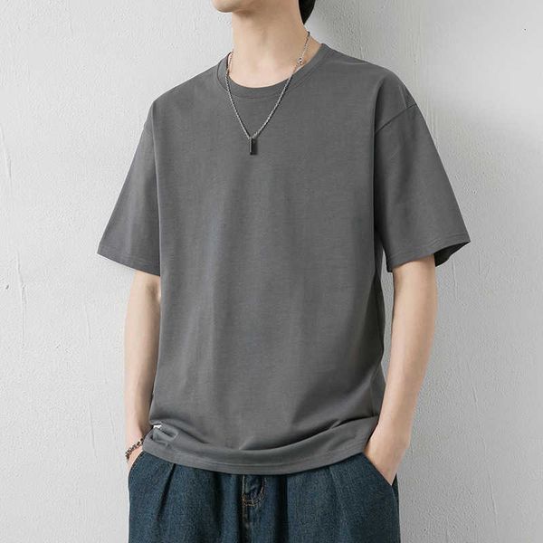 men's t-shirt short sleeved cotton summer new loose round neck bottomed fashionable and comfortable pure color casual top, White;black
men's t-shirt short sleeved cotton summer new loose round neck bottomed fashionable and comfortable pure color casual top, White;black