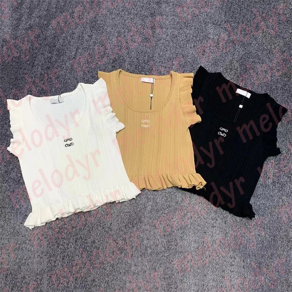 sleeveless t shirts fashion designer tank embroidery letter round neck knitted vest tees, Black
sleeveless t shirts fashion designer tank embroidery letter round neck knitted vest tees, Black