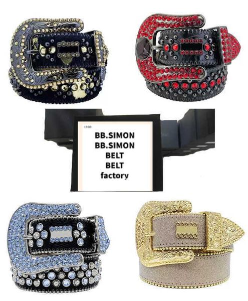 

High quality BB Simon belt luxury diamond inlaid men's and women's belt designer elegant casual hip hop style pjq11
