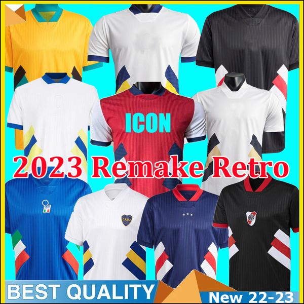 2023 remake retro icon soccer jerseys icons italia boca juniors bayern flamengo real madrids river plate retro football shirt men kit collec, Black;yellow
2023 remake retro icon soccer jerseys icons italia boca juniors bayern flamengo real madrids river plate retro football shirt men kit collec, Black;yellow