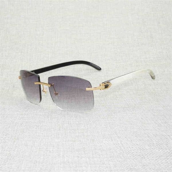 2023 designer glasses new vintage natural wood oversized sunglasses men black white buffalo horn shades rimless wooden eyewear for driving c, White;black
2023 designer glasses new vintage natural wood oversized sunglasses men black white buffalo horn shades rimless wooden eyewear for driving c, White;black