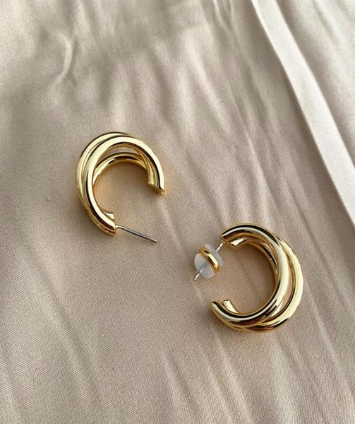 fashion street trend stud ladies gifts goldplated copper threering earrings jewelry5052171, Golden;silver
fashion street trend stud ladies gifts goldplated copper threering earrings jewelry5052171, Golden;silver