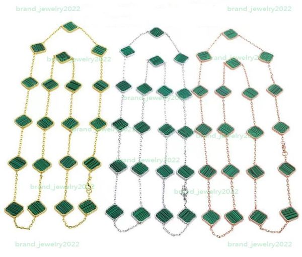 luxury 20 flowers 105cm long choker classic four leaf clover necklace for women fashion natural gemstone necklace designer electro9371997, Golden;silver
luxury 20 flowers 105cm long choker classic four leaf clover necklace for women fashion natural gemstone necklace designer electro9371997, Golden;silver