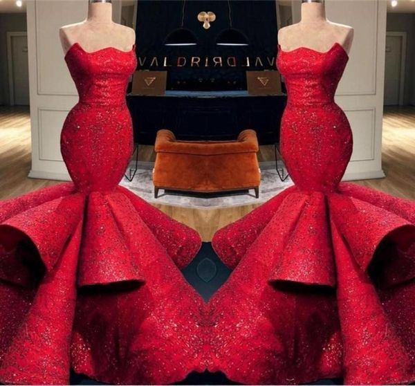 beautiful formal red evening dresses 2020 satin strapless sequins applique long prom dress mermaid pageant gowns ruffle skirt6523006, Black;red
beautiful formal red evening dresses 2020 satin strapless sequins applique long prom dress mermaid pageant gowns ruffle skirt6523006, Black;red