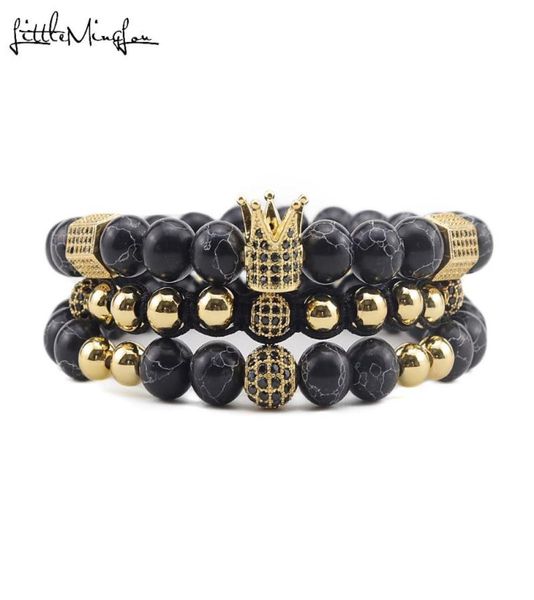 charm bracelets 3pcsset luxury natural stone beads crown cz ball braided braiding men bangles for jewelry8765564, Golden;silver
charm bracelets 3pcsset luxury natural stone beads crown cz ball braided braiding men bangles for jewelry8765564, Golden;silver