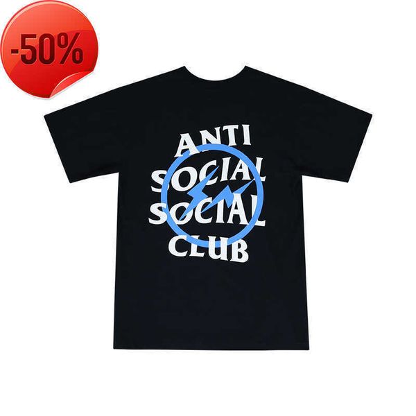designer men assc t shirt anti social club branded short sleeve high street loose trendy men wonmen t-shirtke, White
designer men assc t shirt anti social club branded short sleeve high street loose trendy men wonmen t-shirtke, White
