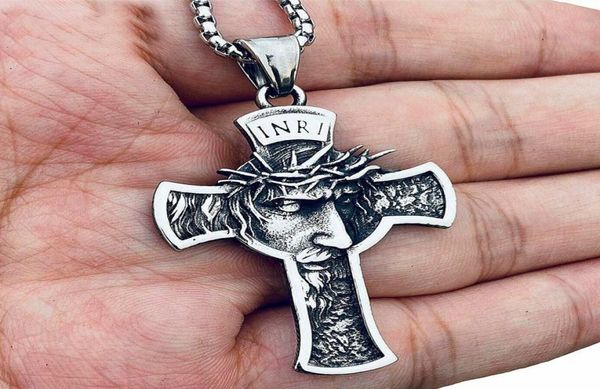 pendant necklaces christ jesus crucifix necklace stainless steel christian thorns crown for men women religious jewelry3397689, Silver
pendant necklaces christ jesus crucifix necklace stainless steel christian thorns crown for men women religious jewelry3397689, Silver