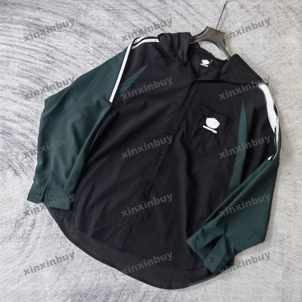 xinxinbuy men designer hoodie panelled paris letter embroidery cotton pullover women green black white blue oversize xs-l, Black;brown
xinxinbuy men designer hoodie panelled paris letter embroidery cotton pullover women green black white blue oversize xs-l, Black;brown