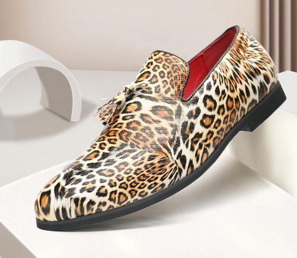 2023 mens leopard print dress shoes casual loafers business wedding banquet suit brand designer shoes genuine leather flats size: eu39-47, Black
2023 mens leopard print dress shoes casual loafers business wedding banquet suit brand designer shoes genuine leather flats size: eu39-47, Black