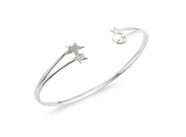 star bracelet settings pearl semi mount 925 sterling silver blank open bangle 3 pieces5034559, Slivery;crystal
star bracelet settings pearl semi mount 925 sterling silver blank open bangle 3 pieces5034559, Slivery;crystal