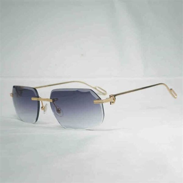 2023 designer glasses new vintage diamonds cutting rimless sunglasses men oculos shadow metal frame clear glasses accessories outdoor square, White;black
2023 designer glasses new vintage diamonds cutting rimless sunglasses men oculos shadow metal frame clear glasses accessories outdoor square, White;black