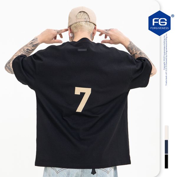 men t shirt designer 230g pure cotton cotton t-shirt shirtspring summer new product gaojie tide card number 7 flocking short-sleeved t-shirt, White;black
men t shirt designer 230g pure cotton cotton t-shirt shirtspring summer new product gaojie tide card number 7 flocking short-sleeved t-shirt, White;black