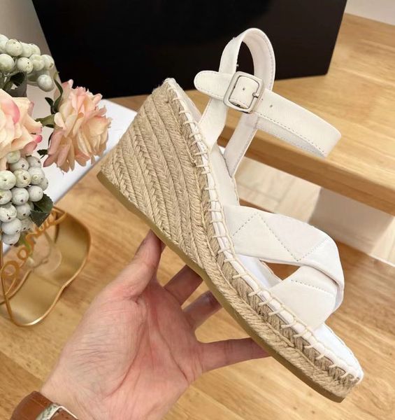 women's vintage linen sandals fashion platform genuine leather ribbon wedge heel high heels luxury show party beach dress shoes 35-41, Black
women's vintage linen sandals fashion platform genuine leather ribbon wedge heel high heels luxury show party beach dress shoes 35-41, Black