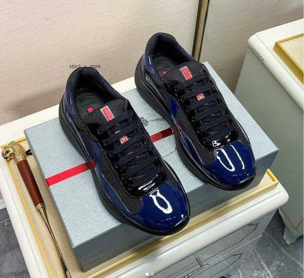 desiger homme americas cup low sneakers shoes men's casual walking rubber sole men's sports mesh fabric patent leather couple trai, Black
desiger homme americas cup low sneakers shoes men's casual walking rubber sole men's sports mesh fabric patent leather couple trai, Black