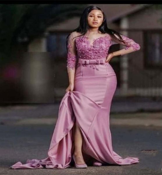 sheer neck evening dresses with bow lace applique long sleeves prom party gowns sweep train dress formal wear1479202, Black;red
sheer neck evening dresses with bow lace applique long sleeves prom party gowns sweep train dress formal wear1479202, Black;red