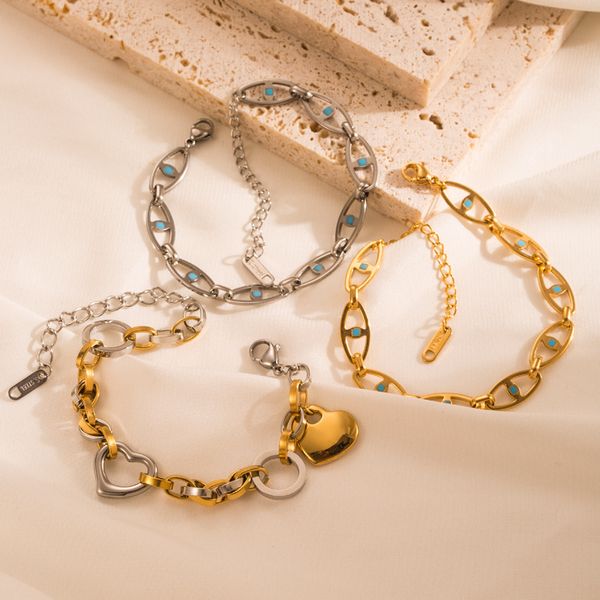 third times a charm chain link stainless steel dripping oil bracelet female ins trend niche love fashion simple temperament hip hop titanium, Golden
third times a charm chain link stainless steel dripping oil bracelet female ins trend niche love fashion simple temperament hip hop titanium, Golden