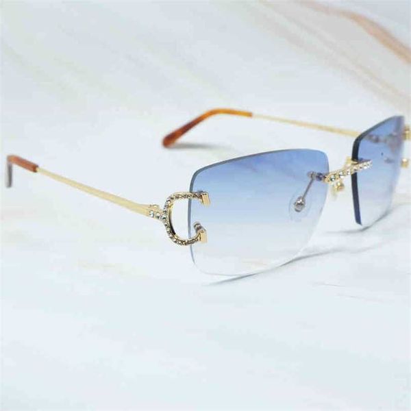 2023 designer glasses model rimless men women wire diamond iced out sun rhinestones fashion luxury shades eyewear sunglasses, White;black
2023 designer glasses model rimless men women wire diamond iced out sun rhinestones fashion luxury shades eyewear sunglasses, White;black