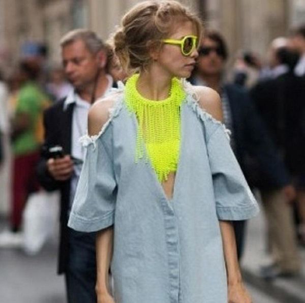 chains chic ins european statement fashion women neon yellow beads necklaces handmade punk girl tassels chokers drop9599432, Silver
chains chic ins european statement fashion women neon yellow beads necklaces handmade punk girl tassels chokers drop9599432, Silver