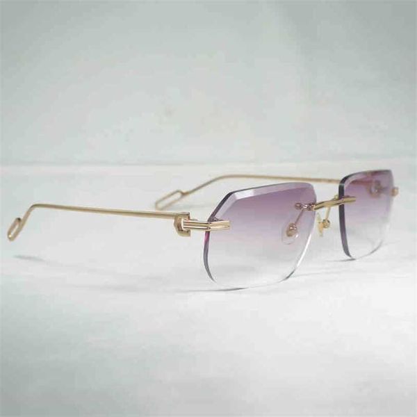 2023 designer glasses new vintage diamonds cutting sunglasses men oculos rimless shadow metal frame clear glasses for women accessories gafa, White;black
2023 designer glasses new vintage diamonds cutting sunglasses men oculos rimless shadow metal frame clear glasses for women accessories gafa, White;black