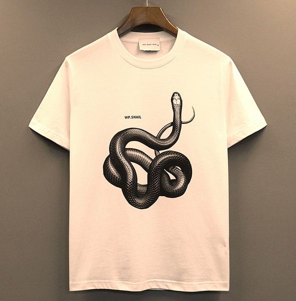 european american street fashion brand men women personalized printed cobra pure cotton loose fitting couple short sleeved t-shirt clothing, White;black
european american street fashion brand men women personalized printed cobra pure cotton loose fitting couple short sleeved t-shirt clothing, White;black