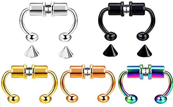 magnetic fake piercing nose ring alloy nose piercing hoop septum rings for men women jewelry gifts5136418, Silver
magnetic fake piercing nose ring alloy nose piercing hoop septum rings for men women jewelry gifts5136418, Silver