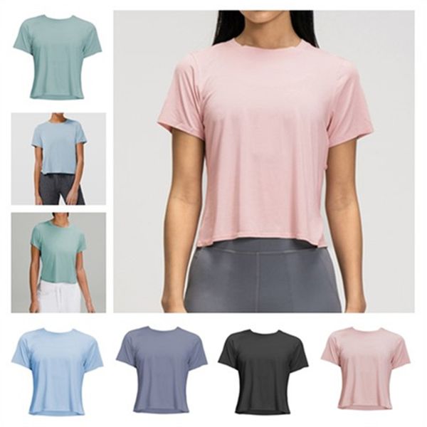lu-008 women's yoga short sleeves solid color nude sports shaping waist tight fitness loose jogging sportswear lu women's high qua
lu-008 women's yoga short sleeves solid color nude sports shaping waist tight fitness loose jogging sportswear lu women's high qua