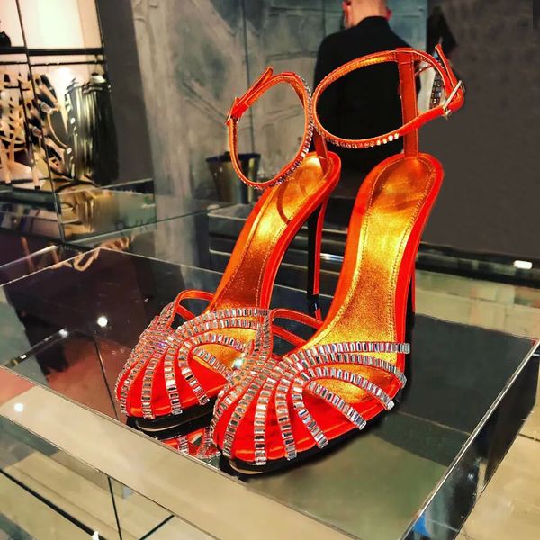 summer women tequila sandals shoes high heels brand lady pumps crystal-embellished dress bridal wedding gladiator sandalias eu35-42, Black
summer women tequila sandals shoes high heels brand lady pumps crystal-embellished dress bridal wedding gladiator sandalias eu35-42, Black