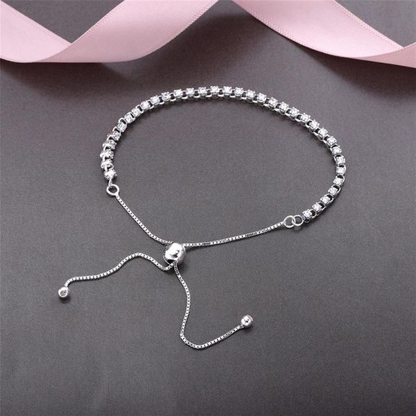 original 925 sterling silver adjustable size crystal shine bracelet with box for pandora charms bracelet women wedding jewelry bra193u, Golden;silver
original 925 sterling silver adjustable size crystal shine bracelet with box for pandora charms bracelet women wedding jewelry bra193u, Golden;silver