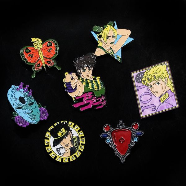 jojo's bizarre adventure characters pin cute anime movies games hard enamel pins collect metal cartoon brooch backpack hat bag collar l, Blue
jojo's bizarre adventure characters pin cute anime movies games hard enamel pins collect metal cartoon brooch backpack hat bag collar l, Blue