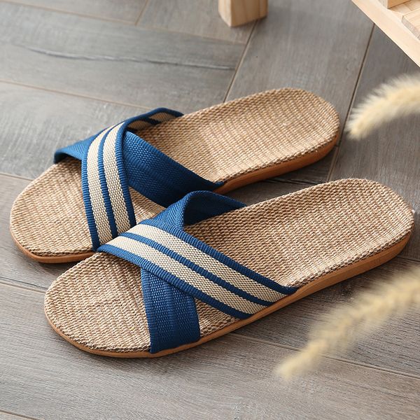slippers men shoes linen home indoor open toe flat shoe beach striped spliced rubber sandals zapatillas hombre 230404, Black
slippers men shoes linen home indoor open toe flat shoe beach striped spliced rubber sandals zapatillas hombre 230404, Black