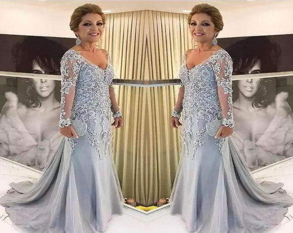 elegant blue silver mother of the bride dresses long sleeves 2021 v neck godmother evening dress wedding party guest gowns new3209441, Black;red
elegant blue silver mother of the bride dresses long sleeves 2021 v neck godmother evening dress wedding party guest gowns new3209441, Black;red