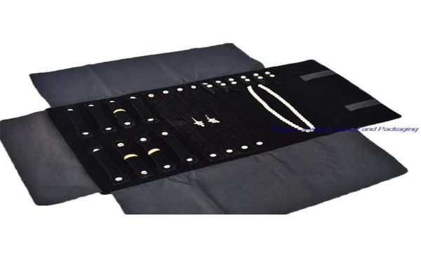 portable black velvet jewelry display set rolls travel organizer bag foldable for earrings ring chain pendant necklace storage1113955, Black;white
portable black velvet jewelry display set rolls travel organizer bag foldable for earrings ring chain pendant necklace storage1113955, Black;white