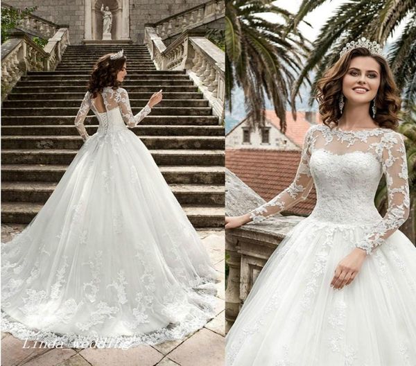 vintage queen wedding dress a line sheer neck long sleeve lace corset back bridal gown plus size custom made vestido de noiv8869695, White
vintage queen wedding dress a line sheer neck long sleeve lace corset back bridal gown plus size custom made vestido de noiv8869695, White