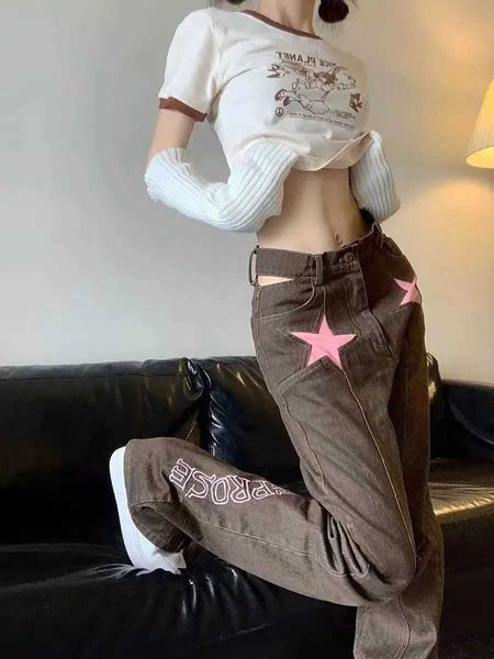 women's jeans hyperose super sugar summer hollow show thin star american spicy girl casual floor sweeping pants, Blue
women's jeans hyperose super sugar summer hollow show thin star american spicy girl casual floor sweeping pants, Blue
