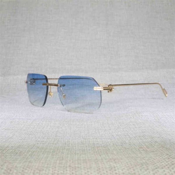 2023 designer glasses vintage rimless square sunglasses men oculos new lens shape shadow metal frame clear reading glasses gafas women outdo, White;black
2023 designer glasses vintage rimless square sunglasses men oculos new lens shape shadow metal frame clear reading glasses gafas women outdo, White;black