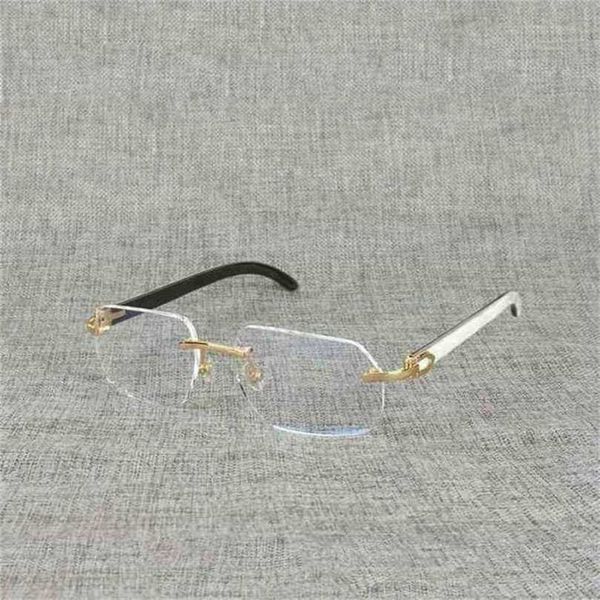 2023 fashion designer new sunglasses natural wood square clear buffalo horn oversize rimless eyeglasses frame for men reading optical oval o, White;black
2023 fashion designer new sunglasses natural wood square clear buffalo horn oversize rimless eyeglasses frame for men reading optical oval o, White;black