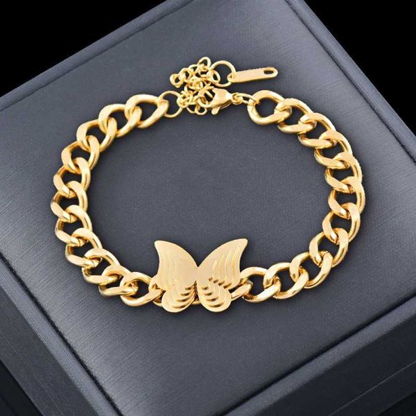all-body titanium steel three-dimensional multi-level butterfly clover bracelet stainless non fading accessories, Black
all-body titanium steel three-dimensional multi-level butterfly clover bracelet stainless non fading accessories, Black