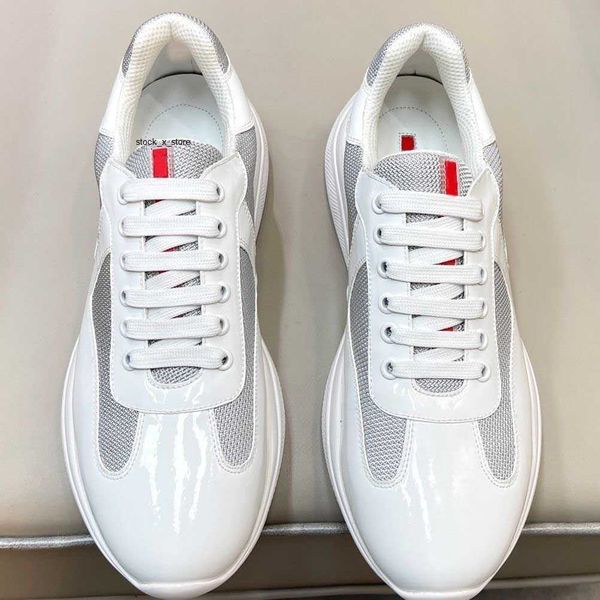 23s luxury americas cup mens casual shoes mesh and patent leather low trainers red black white sneakers shoe walking rubber sole fabric outd
23s luxury americas cup mens casual shoes mesh and patent leather low trainers red black white sneakers shoe walking rubber sole fabric outd