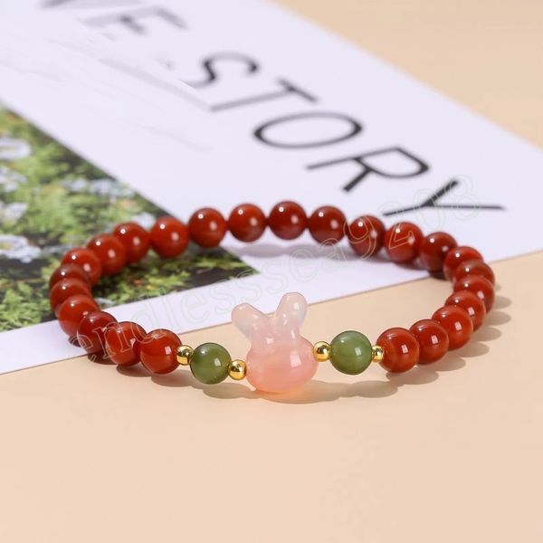 vintage china red agate rabbit head cute bracelets women korean lovely round stone beaded bangles lucky wristband for girls, Golden;silver
vintage china red agate rabbit head cute bracelets women korean lovely round stone beaded bangles lucky wristband for girls, Golden;silver