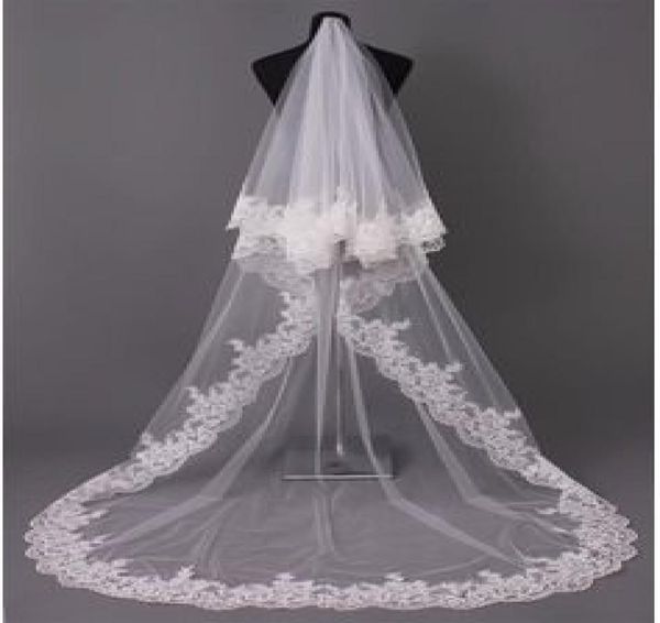 gorgeous 3 meters long lace appliques wedding veils for wedding dresses soft tulle wedding accessories bridal veils new arri2169751, Black
gorgeous 3 meters long lace appliques wedding veils for wedding dresses soft tulle wedding accessories bridal veils new arri2169751, Black